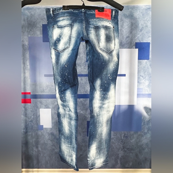 🇨🇦 NWOT DSQUARED2 Anniversary Super Low Jeans, Fits waist 40” - Picture 3 of 5